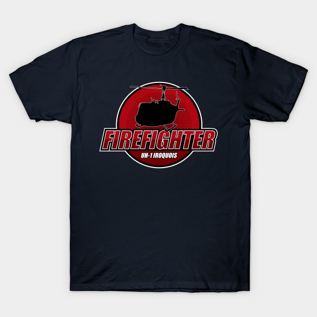 UH-1 Iroquois Firefighter T-Shirt by TCP